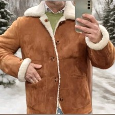 Montone shearling uomo usato  Lucca