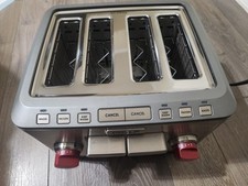Torradeira Wolf Gourmet; 4 fatias de aço inoxidável modelo WGTR154S slot para pão extralargo, usado comprar usado  Enviando para Brazil