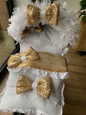 White gold pram for sale  COULSDON