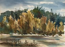 Watercolor landscape original for sale  Philadelphia