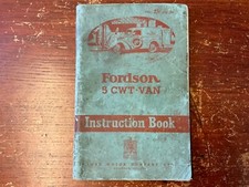Fordson 5cwt van for sale  SOUTHAMPTON