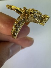Drache ring vergoldet gebraucht kaufen  Darmstadt