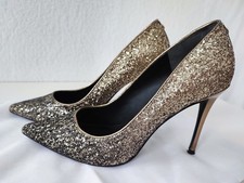 high heels schwarz gold gebraucht kaufen  Greifswald-Eldena