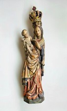 Alte geschnitzte holzfigur gebraucht kaufen  Raubling