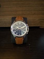 Relógio masculino Fossil Original FS5210 Grant cronógrafo couro marrom 44mm comprar usado  Enviando para Brazil
