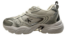 Tênis retrô CALVIN KLEIN JEANS camurça e malha tênis Reino Unido 6 UE 39 REF SF525# comprar usado  Enviando para Brazil