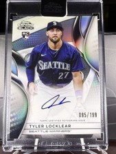 2025 Tyler Locklear Topps Chrome refrator preto novato automático #CBA-TL 95/199 comprar usado  Enviando para Brazil