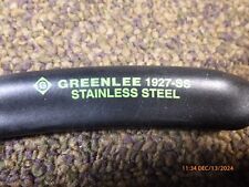 Greenlee 1927 stainless for sale  Williamston