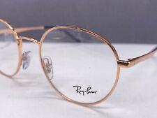 Armações de óculos Ray Ban masculinas femininas redondas ouro rosa chinelo oval RB 3681 aro completo comprar usado  Enviando para Brazil