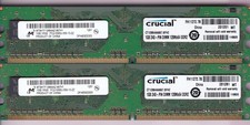 KIT DE MEMÓRIA DESKTOP 2GB 2x1GB PC2 5300 CRUCIAL MICRON CT12864AA667.8FHZ DDR2-667 comprar usado  Enviando para Brazil