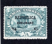 Quelimane 1913 1/4c on 1/2a Vasco da Gama, Scott 1 MH, valor = $3.50 comprar usado  Enviando para Brazil