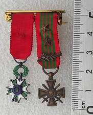 Barette medailles miniatures d'occasion  Plombières-lès-Dijon