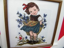 Kreuzstich stickbild hummel gebraucht kaufen  Flintbek