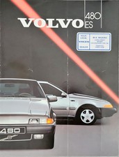 Volvo 480 brochure for sale  BIGGLESWADE