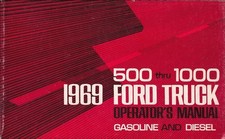 1969 Ford 500-1000 caminhão proprietário manual F500 F600 F700 F750 F800 F850 F950 F1000 comprar usado  Enviando para Brazil