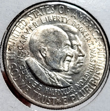 1952-S George Carver & Booker T. Washington U.S. Silver Comm. Meio dólar comprar usado 1952-S George Carver & Booker T. Washington U.S. Silver Comm. Meio dólar comprar usado  Enviando para Brazil