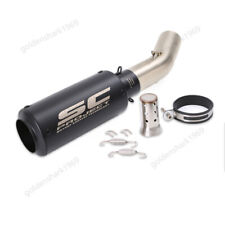 Pontas de silenciador pretas ZX6R 2023-2025 para tubo de escape Kawasaki Ninja ZX636 link médio comprar usado  Enviando para Brazil
