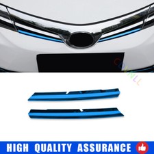 Faixa de bagunça grade central para Toyota Corolla 2017-2018 aço azul parachoque dianteiro comprar usado  Enviando para Brazil