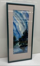 Framed signed watercolor for sale  Seattle