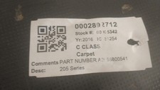Mercedes carpet class for sale  SKELMERSDALE