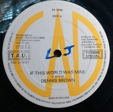 Dennis Brown - If This World Was Mine (12") (Very Good Plus (VG+)) - 3809299718 comprar usado  Enviando para Brazil