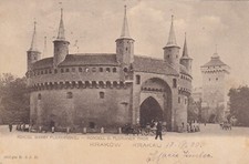Kraków Krakow 1900 Rondel Bramy Floryanskiej Brama Floriańska Polska 2504190 na sprzedaż  Wysyłka do Poland