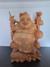 Handgeschnitzter glücksbuddha gebraucht kaufen  Pößneck
