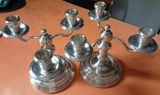 Christofle paire chandeliers d'occasion  Beauvais