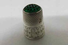 Solid silver thimble for sale  WHITLAND