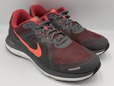 Tênis de corrida Nike Dual Fusion X2 cinza vermelho masculino EUA tamanho 9.5 819316-002 comprar usado  Enviando para Brazil