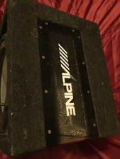 Alpine subwoofer cassa usato  Modugno