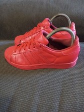 Adidas Originals Pharrell Williams Red Supercolour Superstar S31608 Youth 4.5 comprar usado  Enviando para Brazil