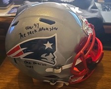 Capacete Milton Williams assinado tamanho completo Rep Patriots VISOR "The Sack Monster" comprar usado  Enviando para Brazil