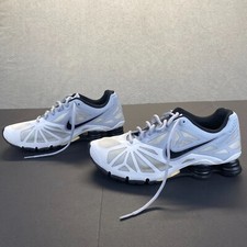 Tênis de corrida Nike Shox Turbo 14 masculino 2013 branco/preto/cinza lobo! Tamanho 9,5 comprar usado  Enviando para Brazil