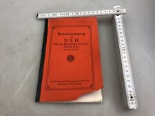 Betriebsanleitung nsu 200ccm gebraucht kaufen  Twistringen