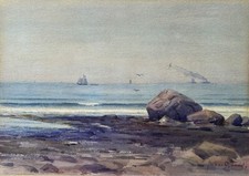 Framed realist coastal for sale  Wellsville
