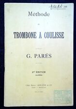 Méthode trombone coulisse d'occasion  Rioz