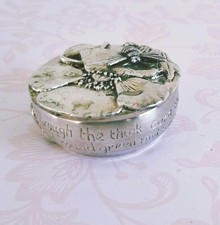 Silver scenes trinket for sale  LITTLEHAMPTON