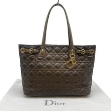 Autêntica Bolsa Tote Christian Dior Lady Dior Cannage Panarea Marrom #36636406 comprar usado  Enviando para Brazil