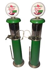 2 mini bomba de gás vintage verde Texaco Sky Chief metal 8" comprar usado  Enviando para Brazil