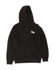 Moletom com capuz feminino VANS ajuste relaxado Reino Unido 16 grande preto algodão DE02 comprar usado  Enviando para Brazil