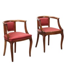 Antique armchairs walnut for sale  Shipping to Ireland