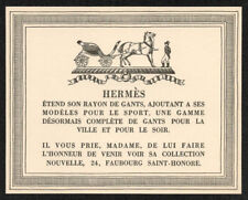 Invitation. hermès. nouvelle d'occasion  Sarlat-la-Canéda