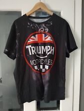 Triumph motorcycle shirt for sale  WALLSEND