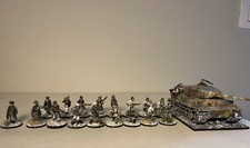 28mm WarlordGames WW2 German Winter Kampfgruppe 2 Squads And Tiger Tank  comprar usado  Enviando para Brazil
