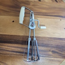 Batedeira manual vintage de cozinha batedeira de ovos aço inoxidável cabo creme comprar usado  Enviando para Brazil