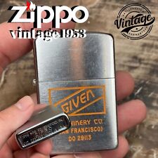 Zippo VINTAGE con publicidad de maquinaria dada, 100% original, usado 1948 segunda mano  Embacar hacia Argentina