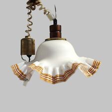 Lampadario vetro opalino usato  Ferrara