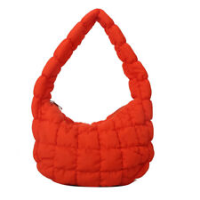 Women Diamond Embroidery Shoulder Bag Winter Puffer Handbag Bag(Orange) comprar usado  Enviando para Brazil