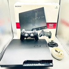 CONSOLE SONY PS3 SLIM 160 GB CECH-3004A 💎+ SCATOLA PAD CAVI TESTATA OTTIMA🎁 na sprzedaż  Wysyłka do Poland